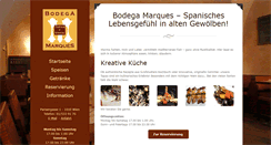 Desktop Screenshot of bodegamarques.at