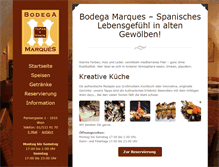 Tablet Screenshot of bodegamarques.at